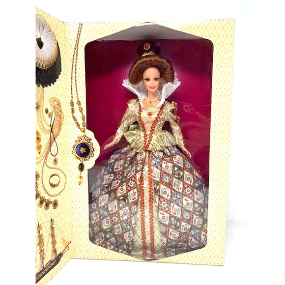 1994 Elizabethan Queen Barbie Doll NEW in Box Great Eras Collection 12792 Mattel - Picture 4 of 4